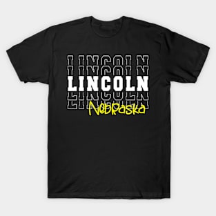 Lincoln city Nebraska Lincoln NE T-Shirt